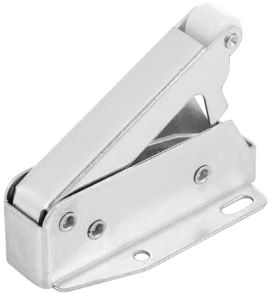 FUTUREORYY 6 pièces Lot de Loquets à Ressort Invisibles Push Catch Vis Serrure Automatique pour Portes Armoires et Placards Facile à Installer et Résistant