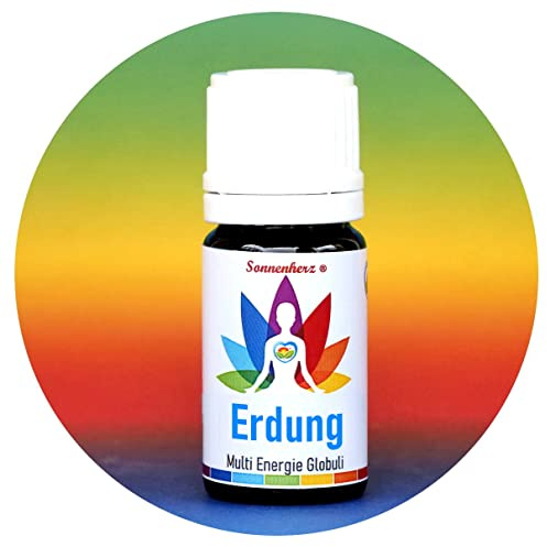 ERDUNG Bioenergetische, Energetische & feinstoffliche Globuli. Harmonie durch Schwingung von Sonnenherz. In Violettglasflasche