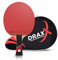 DRAXX SPORTS Tischtennisschläger Carbon | 5-Sterne-Klasse | Für Fortgeschrittene und Profis | Für Anfänger & Profis | Verstärkte Schutzhülle | Training und Wettkampf