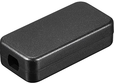 sourcing map Mini Dustproof Junction Box 40x20x10.5mm ABS for Electrical Project (Black, Pack of 10)