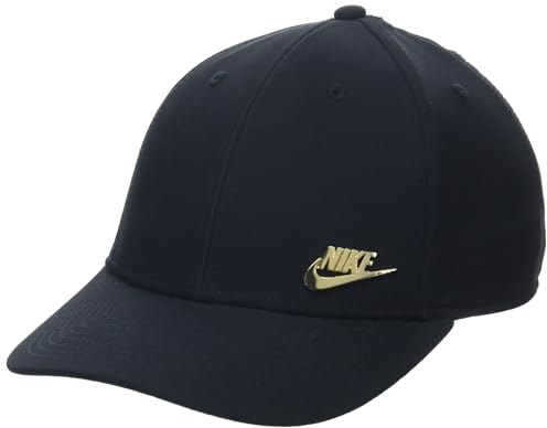 Nike cap U Nk DF Club cap S CB Mtfut L, Black/Metallic Gold, FB5371-011, M/L