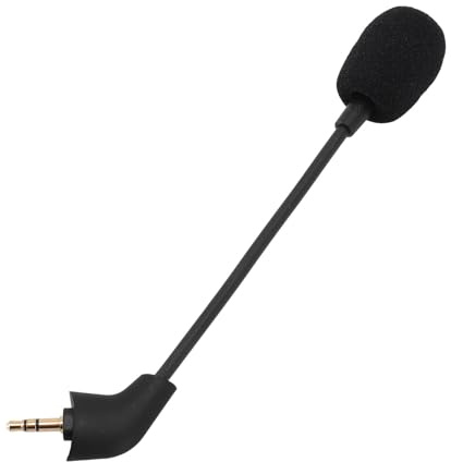 Mikrofonersatz für HyperX Cloud/Cloud X/Cloud II Gaming Headset, 3,5 Mm Abnehmbares Boom-Mikrofon, Ersatz-Game-Mikrofon