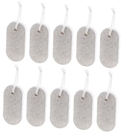 DRESSOOS 20St Bimsstein Haushaltsgeräte Pediküre Raspel Fußfeile Peeling werkzeug Zubehör für Pediküre steine ​​für die fußpflege Füße reiben Entferner treten Sie auf Datei