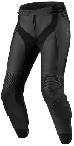 Revit Xena 4 Damer Motorcykel Läderbyxor, schwarz, 44
