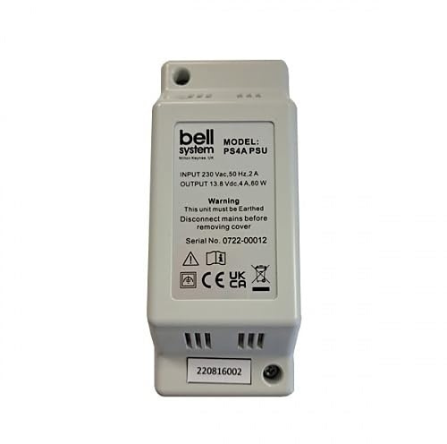 Bell System PS4A Power Supply Unit for Door Entry System, 12V DC, 4A
