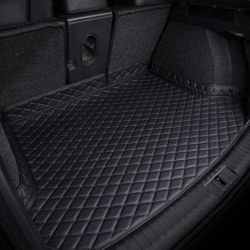 JsjjQf Auto Kofferraummatten für Dacia Sandero Stepway 3.GEN 2.Gen 2021 2022 2023 2024, Leder Stamm Matten Kofferraumteppiche Wasserdicht rutschfest Kratzfeste Innenraum Zubehör,B