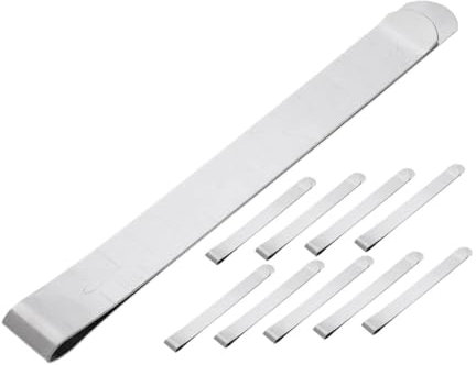 POPETPOP 10pcs Stainless Steel Cotton Candy Making Clips with Strong Grip and Portable Design for Outdoor Events and Cotton Candy Machines