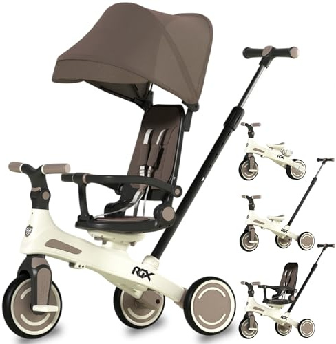 WeLLIFE RGX Triciclo Evolutivo 5 in 1 per Bambini 1-3 Anni
