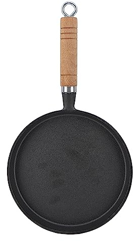 Fyearfly Poêle à frire antiadhésive en fonte de 20 cm pour une cuisine polyvalente