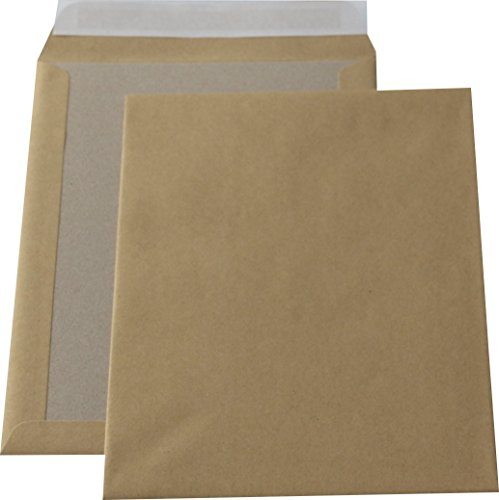 600 St. C4 Papprückwand Versandtaschen braun 120 gr. Kuvert Haftklebend Briefumschläge HK Briefhüllen