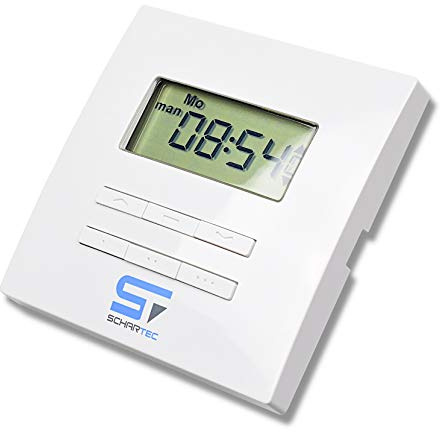 SCHARTEC Rolladen Funk Zeitschaltuhr Time F Schalter Steuerung Wandtaster Rolladenmotor