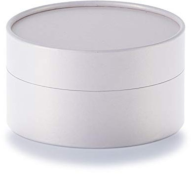 Betubed Boîte ronde en carton pour emballage cadeau, couleur : or rose, diamètre 123 mm, hauteur 60 mm, sans plastique et durable.