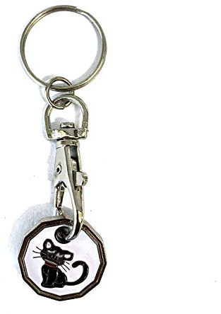 UK Phoenix Shopping Trolley Token 12 Sided New £1 Coin Key Ring Shape Locker Shop Market Supermarket Pound Coin Keychain Hook Reusable Handy Pound Token Gym Locker Troley
