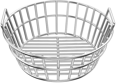 onlyfire Charcoal Ash Basket Stainless Steel Charcoal Holder with Handles, Fits Kamado Joe-Joe Junior Grill