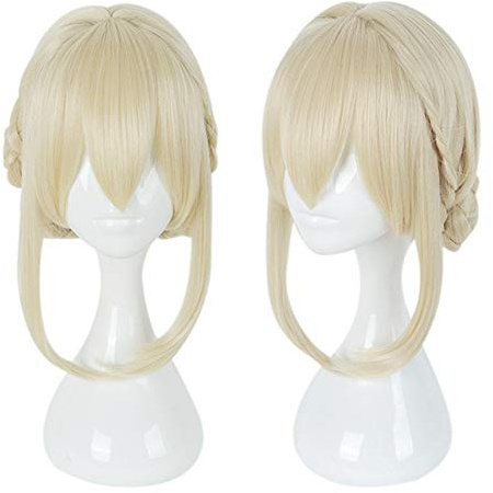 Violet Evergarden Cosplay Anime Violet Evergarden Costume femmes japonais Anime Costume robe et perruque taille unique Beige