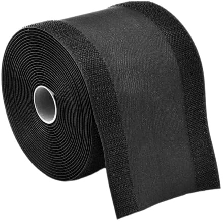 VILLCASE 3 Meter Black Cable Floor Cover with Lightweight Nylon and Polyester Material, Unique Design Cable Grip Management for Carpet Protection and Cord Organising