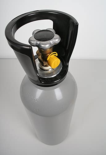 Gasfritzen 6 kg CO2 Stahlflasche Flasche GEFÜLLT mit Lebensmittel Kohlendioxid Kohlensäure E290 - Fabrikneue Eigentumsflasche - Tüv mindestens 9 Jahre Aquaristik