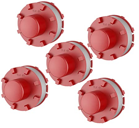 YWNYT 5 Stück Ersatzfadenspule für Einhell GE-CT 36/30 Li E Solo AGILLO 36/255 BL AGILLO 18/200, Fadenspulen Rasentrimmer-Zubehör (2mm Durchmesser 8m Länge)