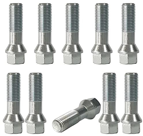 10 Radschrauben Radbolzen Kegelbund Teilgewinde M14x1,5 40mm 10-KE141540BU