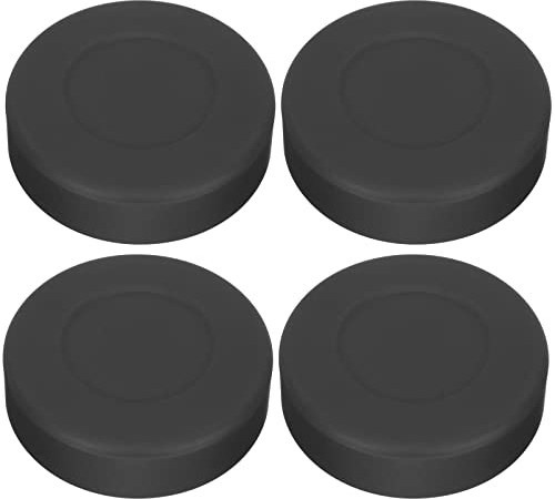Verbessern Sie Ihr Hockeytraining mit LIOOBO 4PCS Gummihockey Pucks - Perfekte Übungsvorräte für Eishockey