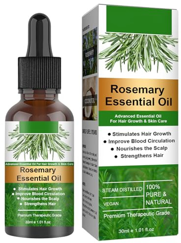 Huile Essentielle De Romarin - Huile De Croissance Des Cheveux - Hair Growth Oil - Rosemary Oil For Hair Growth - Soin Cheveux, Équilibrer Le Cuir Chevelu Gras ,stimuler La Croissance Des ?30ml?