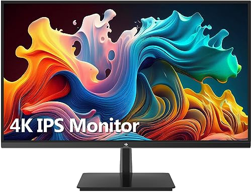 Z-Edge 28 Zoll 4K Monitor UHD IPS Panel 3840x2160, 60Hz LED Monitor, 300 cd/m², HDMI & DP, Unterstützt VESA 100x100mm - Schwarz