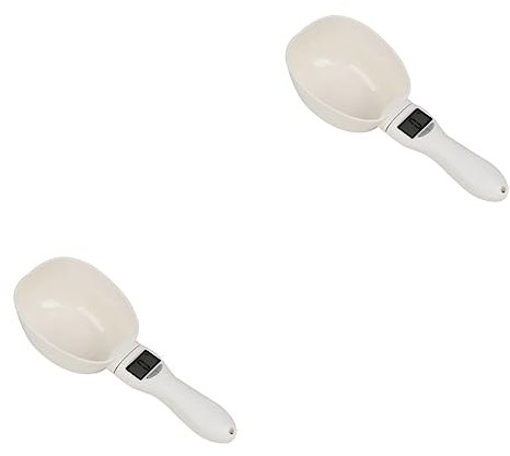 Mipcase Lot De 2 Balances Électroniques Pour Aliments Pour Animaux De Compagnie Cuillères Numériques Pour Cuisine