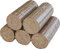 Briquetas de Madera Natural – 15kg- 7.5cm Diámetro - Alto Poder calorífico - para chimeneas, Estufas, hornos de leña