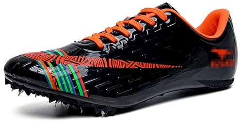 LuminescentDream Sprint Spikes ，Unisex-Leichtathletikschuhe Leichtathletik Spikes，8 Nägel rutschfeste Jugendsportschuhe Mit Spikes und Sprint Herren Kinder und Damen