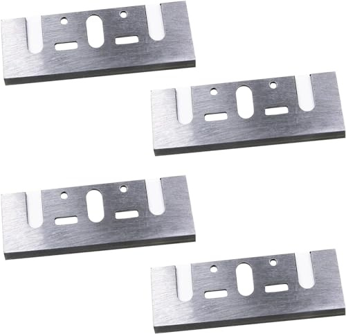 4 Pack 3-1/4 82mm Carbide Planer Blades Fits Multi Handheld Planer Models