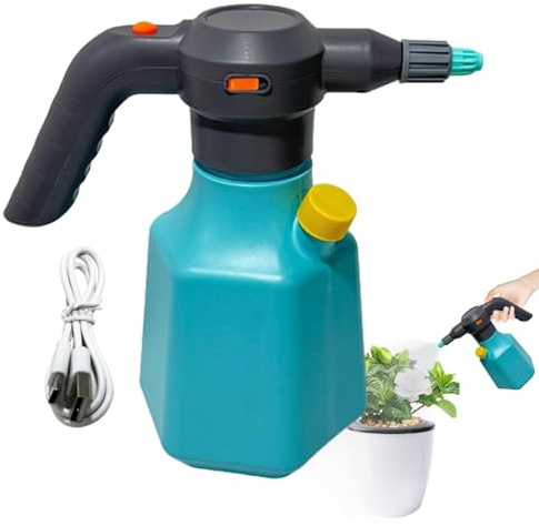 Spruzzatore di schiuma elettrico, spruzzatore di schiuma di neve per auto senza fili, flacone spray di schiuma ricaricabile tramite USB, flacone spray per auto idro, nebulizzatore per piante per