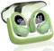 Aptkdoe Wireless Earbuds, 75H Bluetooth 5.3 Headphones with ENC Noise Cancelling Mic, Deep Bass Wireless Earphones, Dual LED Display, IP7 Waterproof, Green Sports Ear buds with Ear hooks for Running