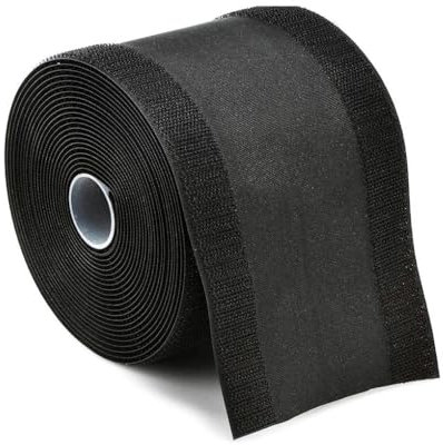 Goulotte Passe Cable,Passe Cable Sol 1/3 mètres de gaine de câble en nylon collant protecteur de fil couverture de sol réutilisable tube de cordon de gestion for sol/tapis/coffre/bureau(Black carpet 1