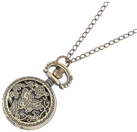 WRITWAA alte Taschenuhr Digitale Uhren Uhrenkette für Damen Spielzeug Retro-Taschenuhr geldgeschenke Weihnachten weihnachsgeschenk Uhr mit Kette Uhr mit hängender Kette Legierung