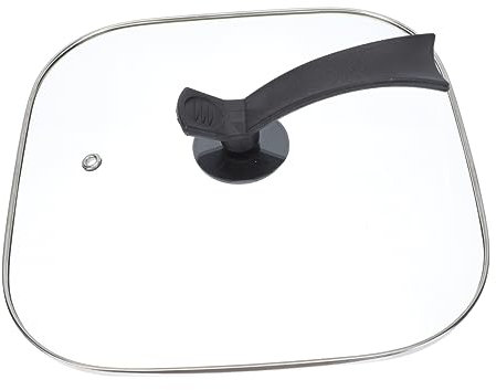 Amosfun Tapa De Vidrio Para Olla Eléctrica 30 Cm, Asa Práctica y Resistente Al Vapor, Adecuado Para Cocina