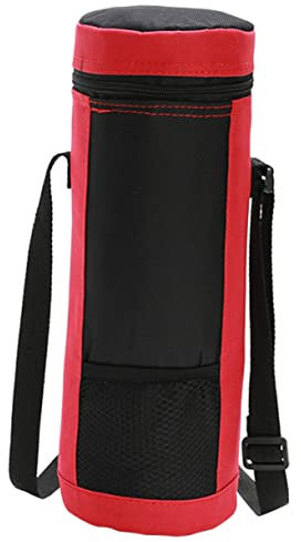 GRIRIW Portable Wine Bag Insulated Picnic Cooling Pouch Red Water Bottle Storage Holder 2l Thermal Outdoor Beverage Bottle Carrier