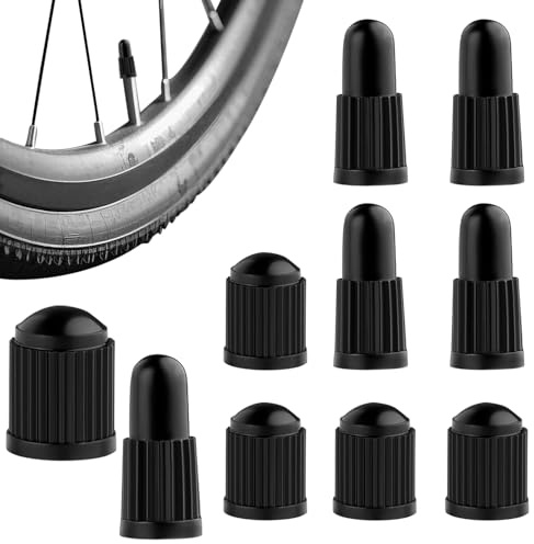 Colorich 20 Stück Ventilkappen Fahrrad Französisch Set, Fahrrad Ventilkappen, Fahrradreifen Ventilkappen für Dunlop,Autoreifen Ventileinsatz Mountainbike Ventildeckel,Ventiladapter Kapern