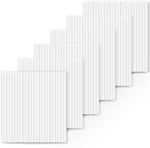Einfa White Glue Gun Sticks, 72 Pack 7x100mm Hot Melt Glue Sticks for DIY | White Hot Glue Sticks for Gift Boxes Sealing Handicrafts Art Projects Woodworking, Multipack