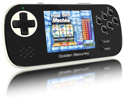 Handheld-Spielekonsole, 3.5 LCD-Bildschirm, 156 Klassiker Spiele(weiß) | Arcade-Spielekonsolen, 156 HD-Klassiker Retro-Videospiele, wiederaufladbarem Akku, Geschenk-tragbare Spielkonsole für Kinder