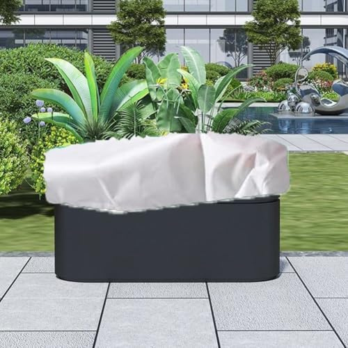 Solaughguy Housse de protection antigel non tissée pour plantes, jardin rectangulaire, tissu isolant respirant, couverture pour plantes par temps froid, pour extérieur, 100 x 40 x 45 cm, blanc