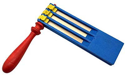 GICO 6590 - Carraca triple de madera para carnaval