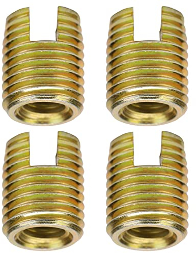 20pezzi Inserto filettato autofilettante 302 Acciaio al carbonio zincato a taglio Tipo con vite a bussola Inserto a vite Accessori di riparazione per riparazione filetti