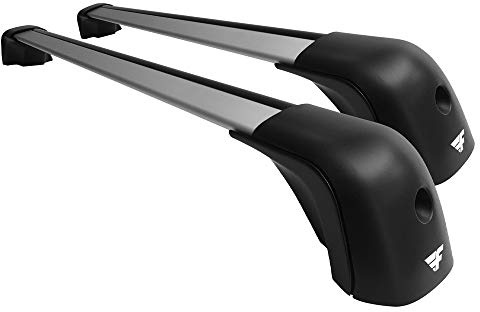 Farad Compact Grau Dachträger aus Aluminium aerodynamische und super leise für Mercedes Klasse B (W246) 2011-2018 ohne Dachreling