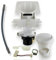 DL-pro Pompa di scarico per Whirlpool Bauknecht 481231028144 Plaset pompa tecnica magnetica con testa della pompa, tubo di collegamento per lavatrice WA WAK WAS