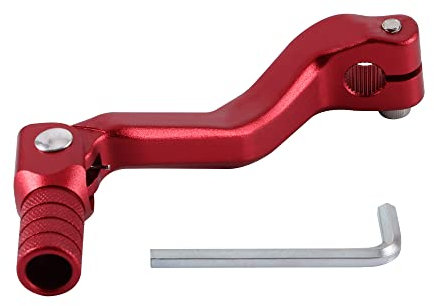GOOFIT Rouge Alliage d'aluminium Leviers Sélecteurs de Vitesse Remplacement pour Cb250 Motocross Bike ATV Dirt Pit Bike