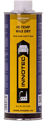 Innotec Hi-Temp Wax Dry Transparent - Next Level Konservierung für Automotive & Industrie - Idealer Unterbodenschutz und Hohlraumkonservierung - Rostschutzmittel für alle Fahrzeuge - 1 Liter Dose