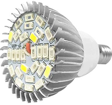 LED Grow Light Bulb 28W Dagsljus Full Spectrum Plant Growth Lamp 150 LEDs Växtlampor, E14 Grow Lights för Inomhusväxter, Hydroponiskt Växande Växthussuckulenter Grönsaker och (E14)