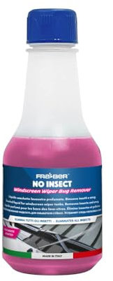 No Insect Liquido Concentrato per Tergicristalli e Vaschette Lava Vetri Rimuovi Insetti - 250 ml - 1 Pz
