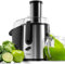 Twinzee Centrifuga 850W Estrattore Frutta e Verdura – Juicer con Bocca da 75 mm e 2 Velocità