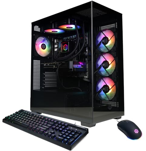 CyberPowerPC Gaming PC, AMD Ryzen 9 9900X, GeForce RTX 5070 12GB